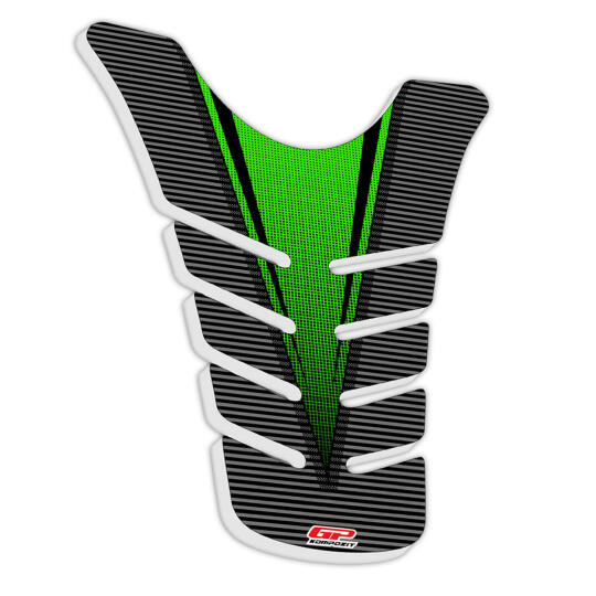 GP Kompozit Kawasaki ZX-6R 2009-2017 Uyumlu Tank Pad Yeşil - 4