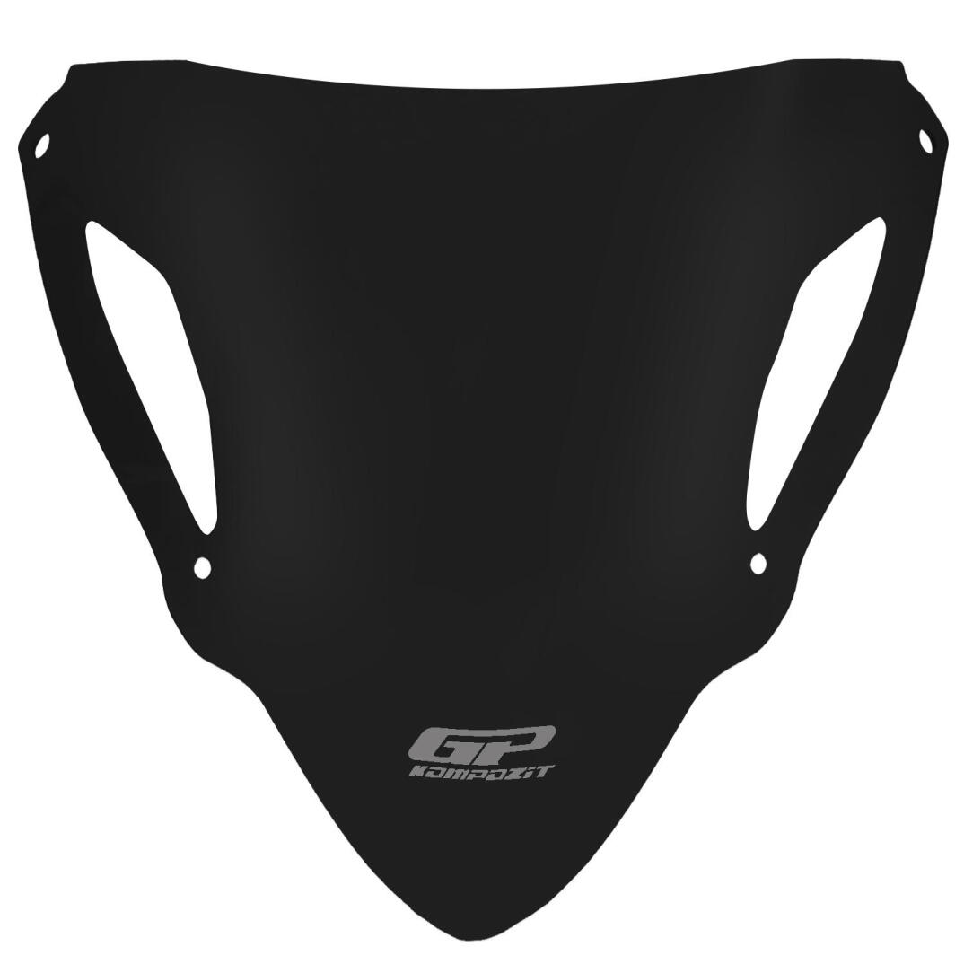 GP Kompozit Kawasaki ZX-6R 2024-2025 Uyumlu Ön Cam Siyah - 1