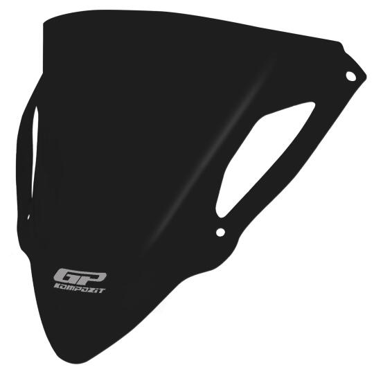 GP Kompozit Kawasaki ZX-6R 2024-2025 Uyumlu Ön Cam Siyah (1)