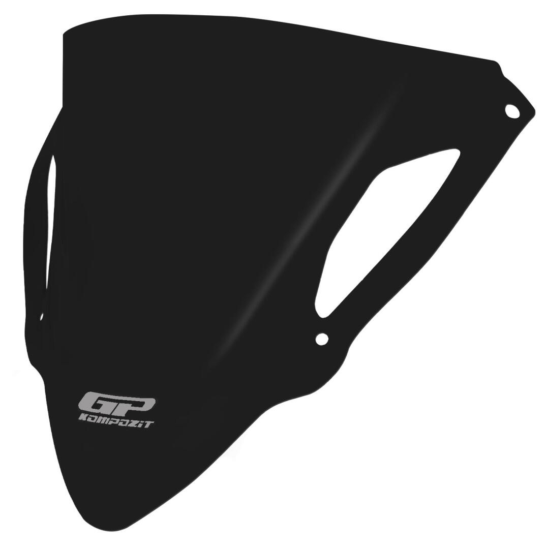 GP Kompozit Kawasaki ZX-6R 2024-2025 Uyumlu Ön Cam Siyah - 2