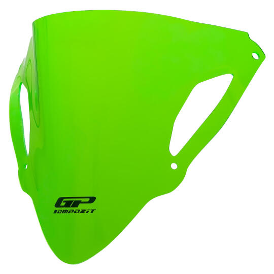 GP Kompozit Kawasaki ZX-6R 2024-2025 Uyumlu Ön Cam Yeşil (1)