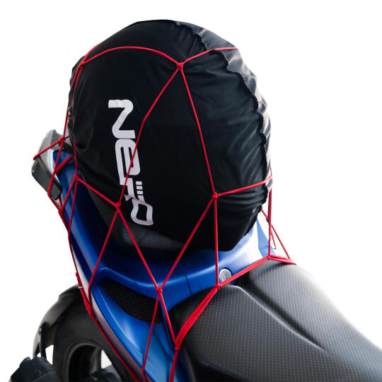 GP Kompozit Kırmızı Kask Filesi + 2 li Bagaj Lastiği + Buff - 3