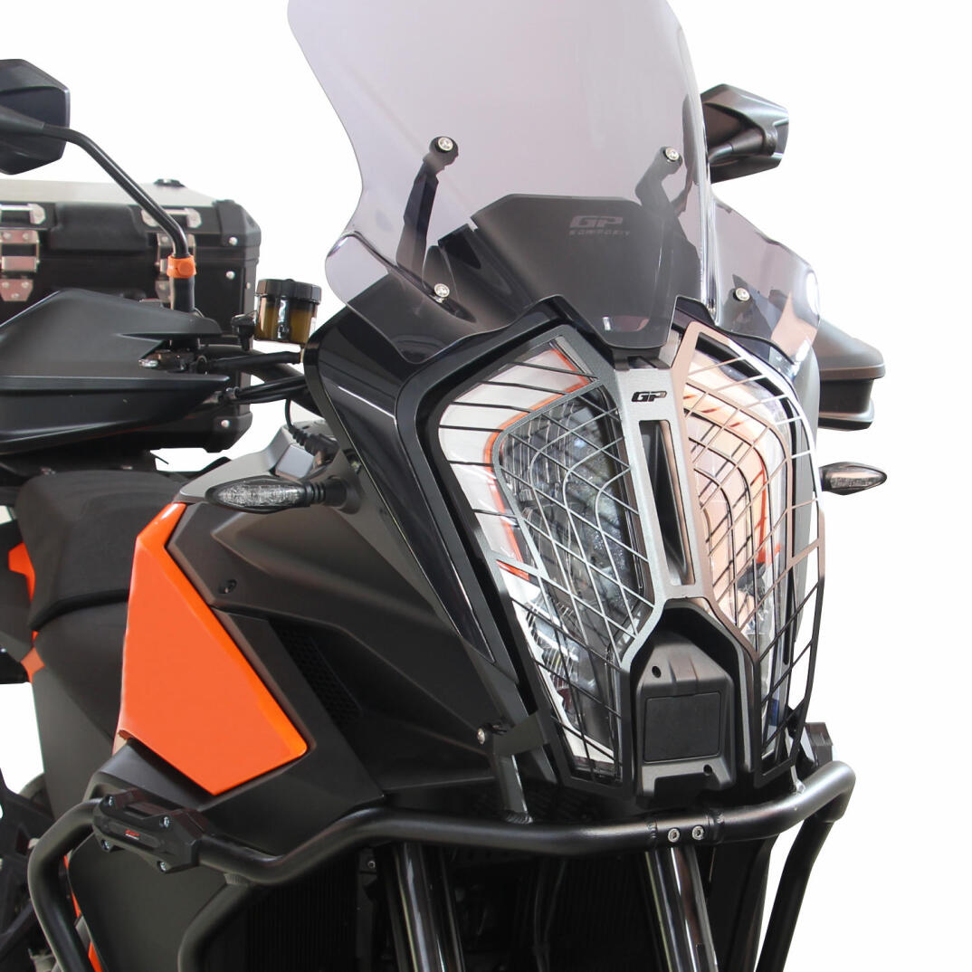 GP Kompozit KTM 1290 Super Adventure S/R 2021-2024 Uyumlu Far Koruma Siyah - 4