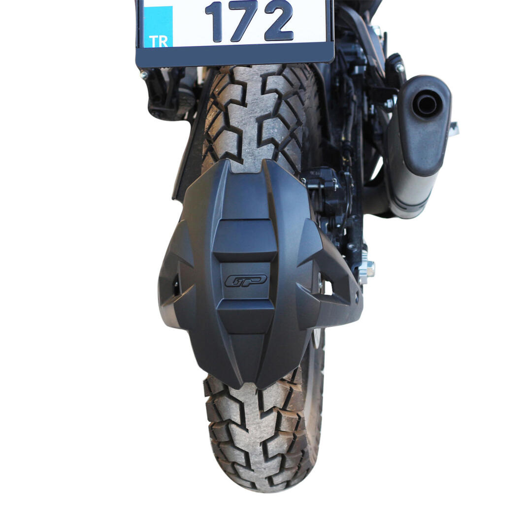 GP Kompozit KTM 250 / 390 Adventure 2020-2024 Uyumlu Arka Çamur Sıyırıcı Siyah - 5