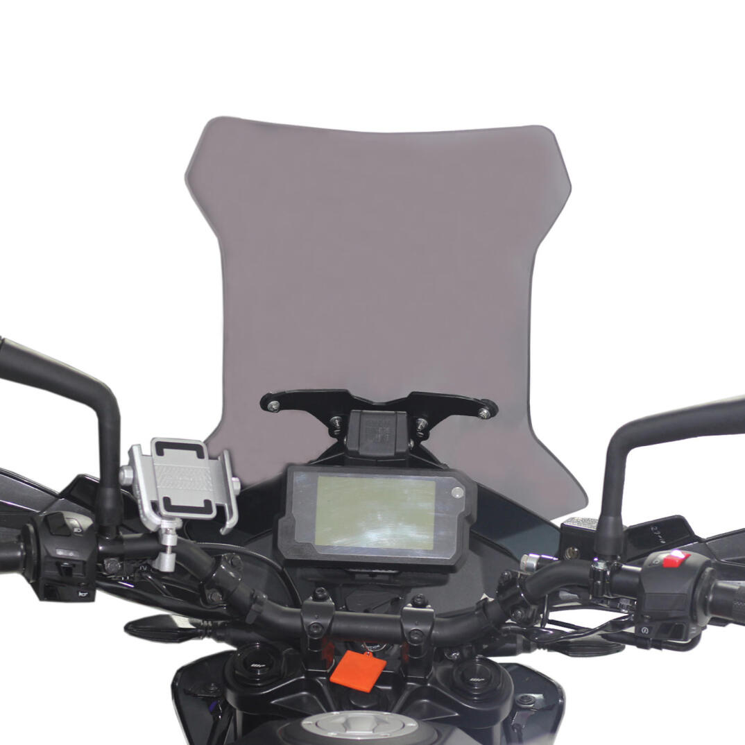 GP Kompozit KTM 250 / 390 Adventure 2020-2024 Uyumlu Ön Cam Füme - 4