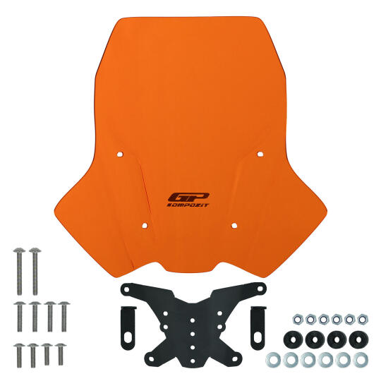 GP Kompozit KTM 390 Adventure 2020-2024 Uyumlu Ön Cam Turuncu - 5