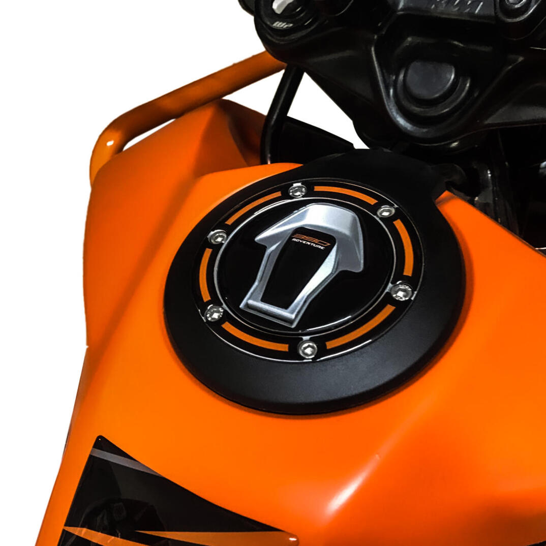 GP Kompozit KTM 390 Adventure 2020-2024 Uyumlu Tank Pad Seti Siyah-Turuncu - 4