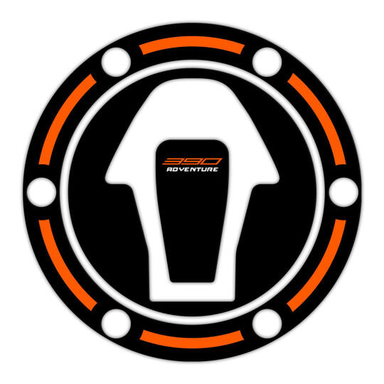GP Kompozit KTM 390 Adventure 2020-2024 Uyumlu Tank Pad Seti Siyah-Turuncu - 7
