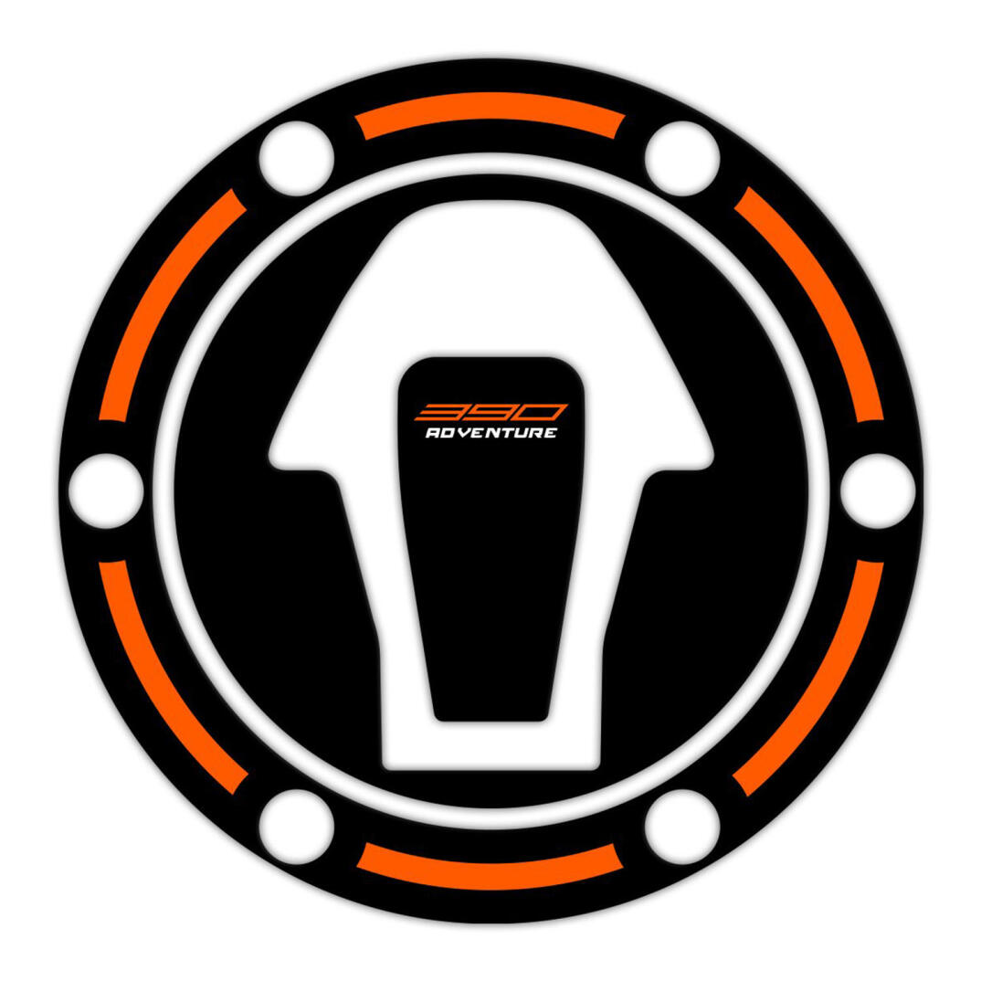 GP Kompozit KTM 390 Adventure 2020-2024 Uyumlu Tank Pad Seti Siyah-Turuncu - 7