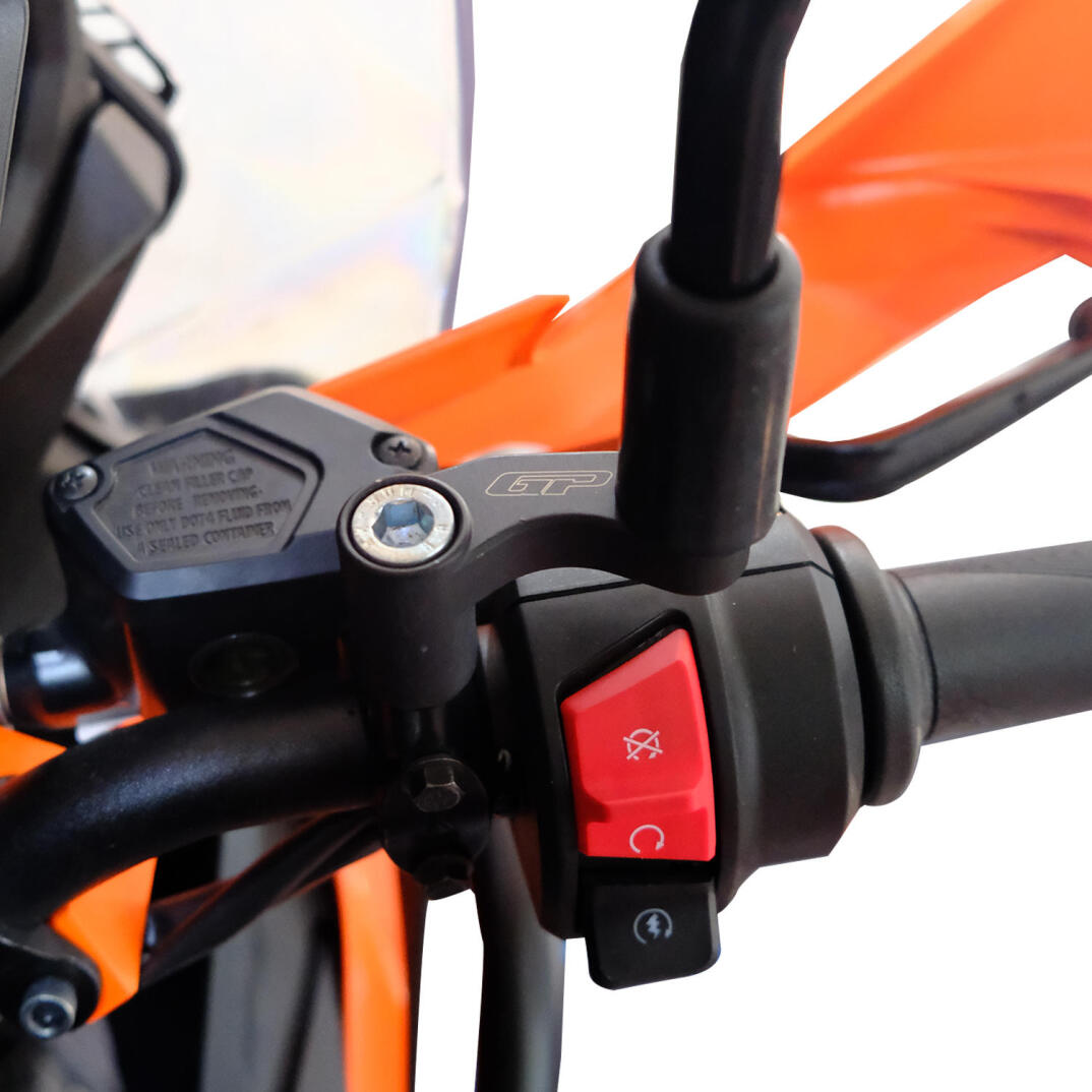 GP Kompozit KTM 390 Adventure X 2025-2026 Uyumlu Ayna Genişletme Siyah - 4