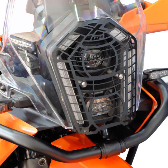 GP Kompozit KTM 390 Adventure X 2025-2026 Uyumlu Far Koruma Siyah - 3