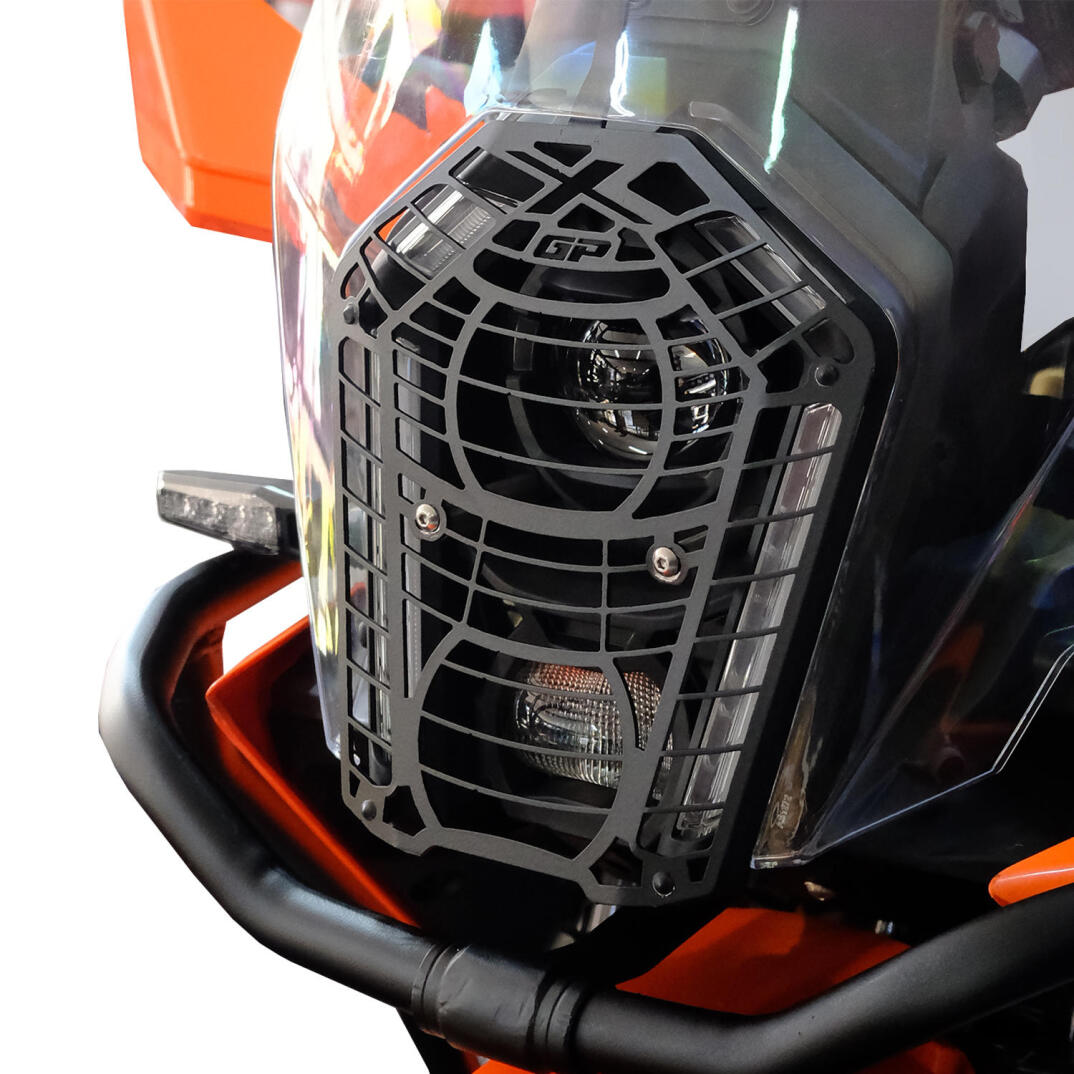 GP Kompozit KTM 390 Adventure X 2025-2026 Uyumlu Far Koruma Siyah - 4