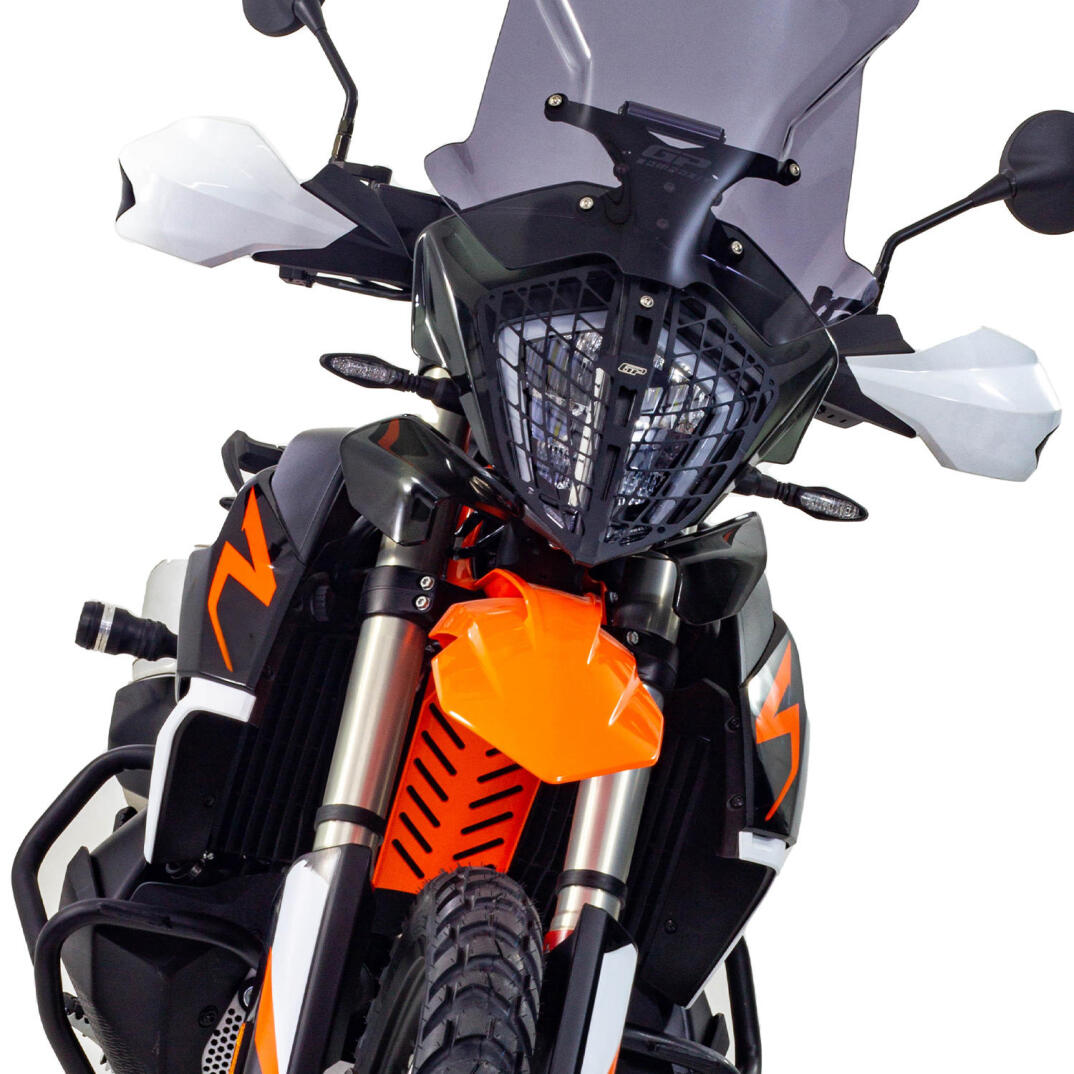 GP Kompozit KTM 790 / 890 ADV / ADV R 2021-2022 Uyumlu Far Koruma Siyah - 5