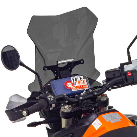 GP Kompozit KTM 790 / 890 ADV / ADV R 2021-2022 Uyumlu Ön Cam Füme - 3
