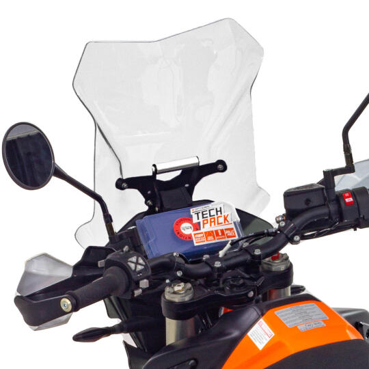 GP Kompozit KTM 790 / 890 ADV / ADV R 2021-2022 Uyumlu Ön Cam Şeffaf - 4