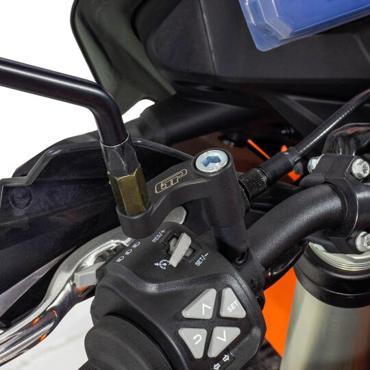 GP Kompozit KTM 790 / 890 ADV / ADV R 2021-2024 Uyumlu Ayna Genişletme Siyah (1)