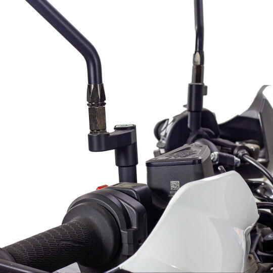GP Kompozit KTM 790 / 890 ADV / ADV R 2021-2024 Uyumlu Ayna Genişletme Siyah - 4