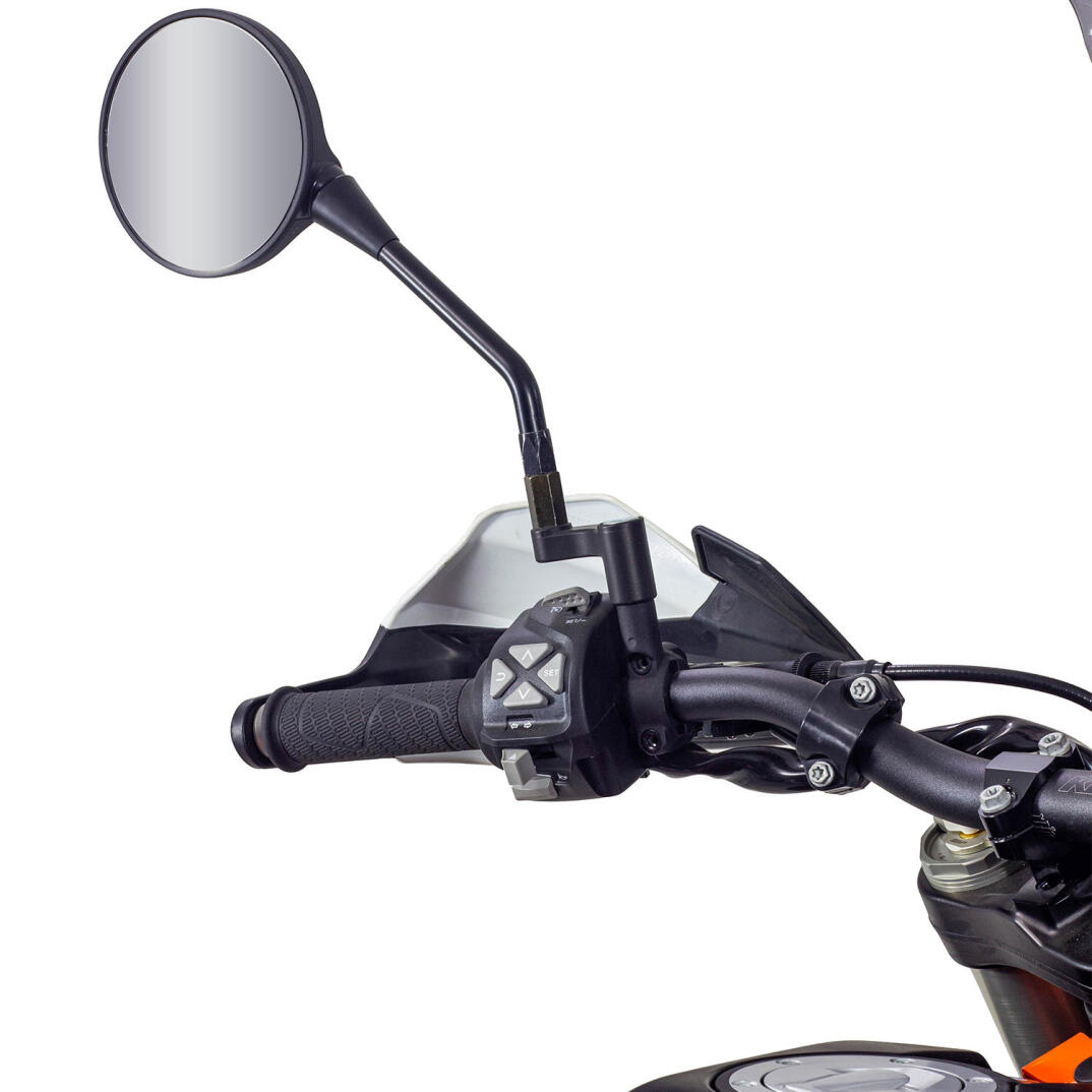 GP Kompozit KTM 790 / 890 ADV / ADV R 2021-2024 Uyumlu Ayna Genişletme Siyah - 5