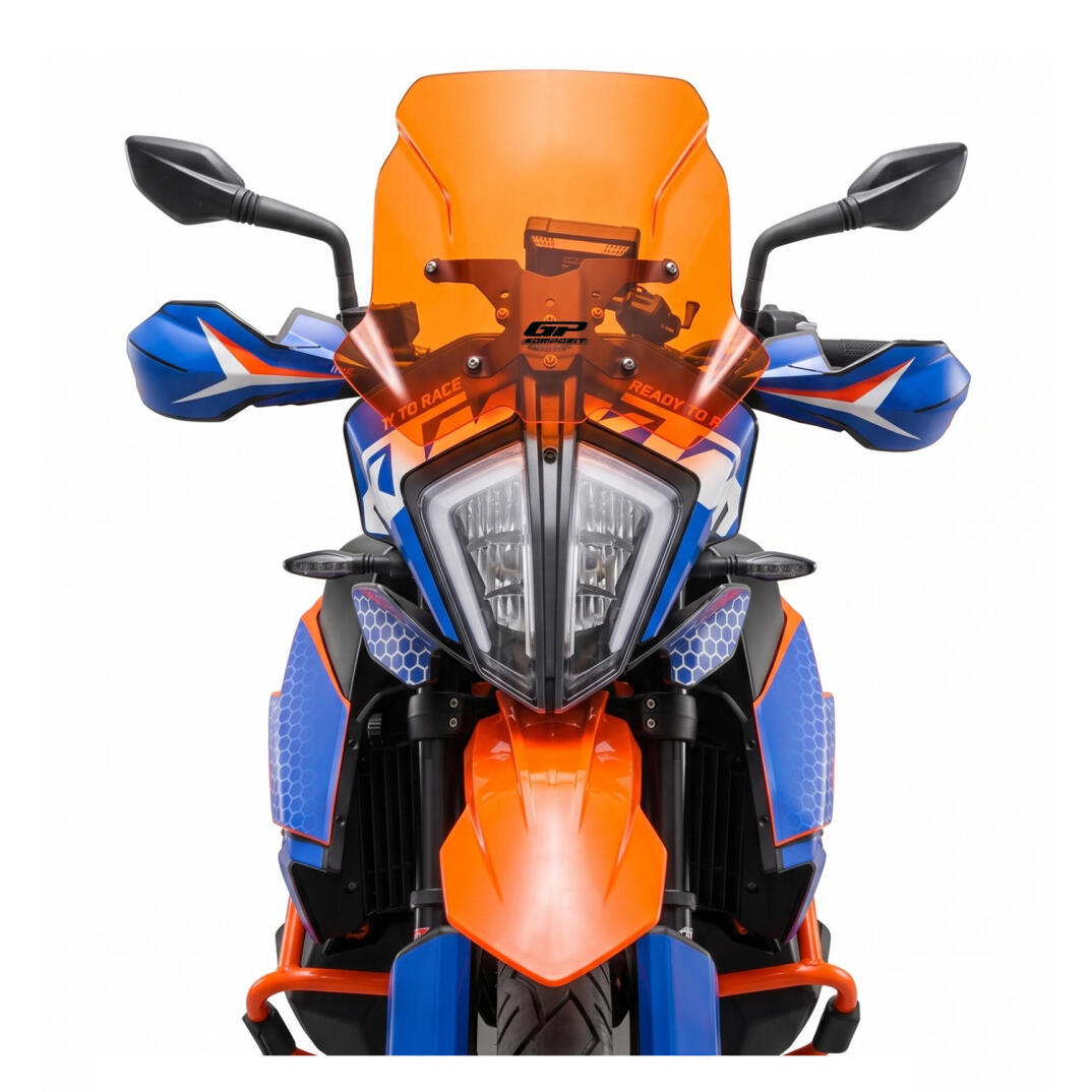 GP Kompozit KTM 890 ADV / ADV R 2021-2022 Uyumlu Ön Cam Turuncu - 2