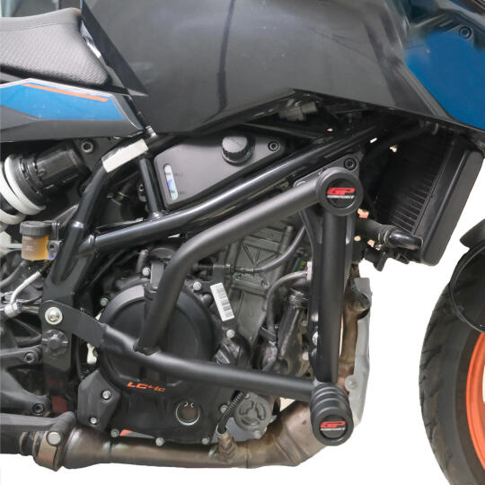 GP Kompozit KTM Duke 125 / 250 / 390 2024-2026 Uyumlu Motor Koruma Demiri Siyah (1)