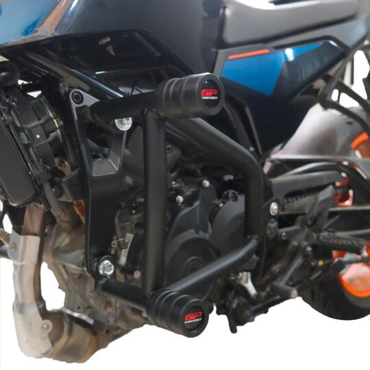 GP Kompozit KTM Duke 125 / 250 / 390 2024-2026 Uyumlu Motor Koruma Demiri Siyah - 5