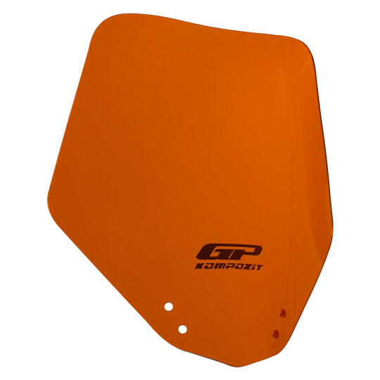 GP Kompozit KTM Duke 250 2011-2016 Uyumlu Spor Ön Cam Turuncu - 3