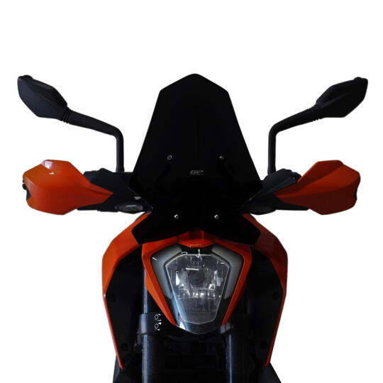 GP Kompozit KTM Duke 250 2017-2023 Uyumlu Ön Cam Siyah (1)