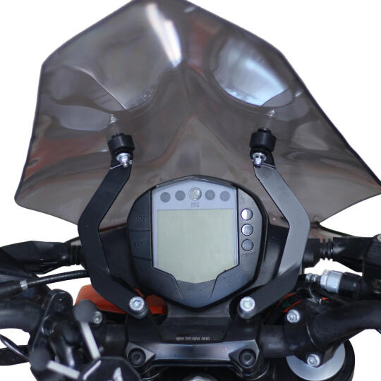 GP Kompozit KTM Duke 250 2017-2023 Uyumlu Ön Cam Siyah - 3