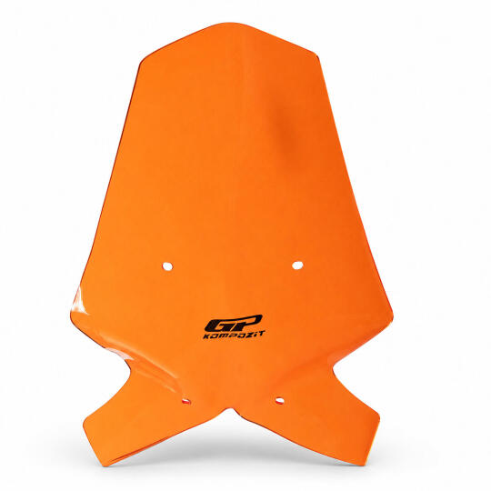 GP Kompozit KTM Duke 250 2017-2023 Uyumlu Ön Cam Turuncu (1)