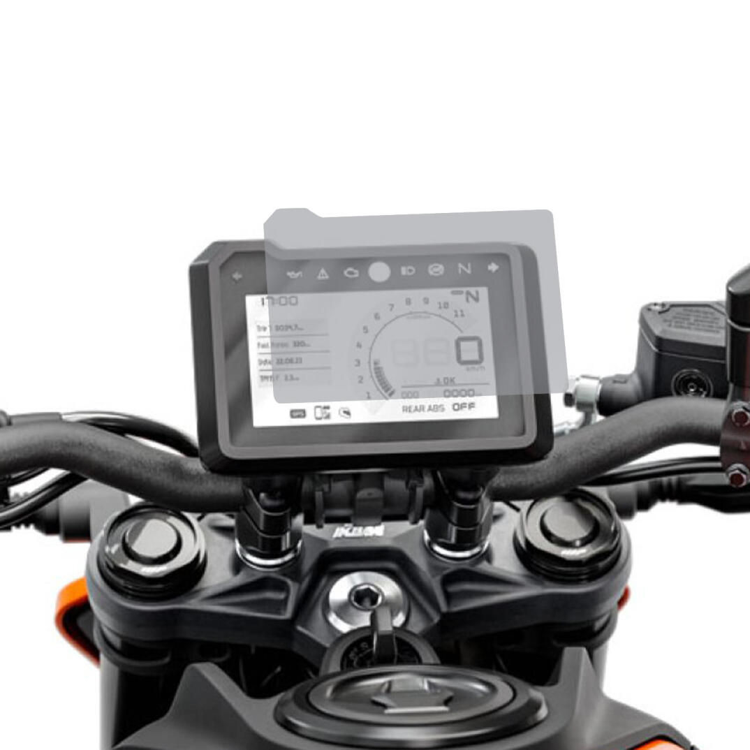 GP Kompozit KTM Duke 250 2022-2023 Uyumlu Motosiklet Ekran Koruyucu Şeffaf - 2