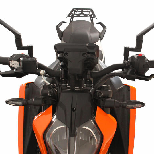 GP Kompozit KTM Duke 250 2024-2026 Uyumlu Ayna Genişletme Siyah (1)
