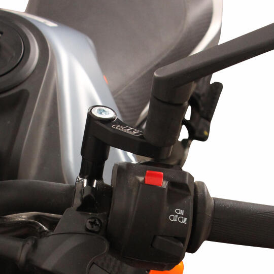 GP Kompozit KTM Duke 250 2024-2026 Uyumlu Ayna Genişletme Siyah - 4