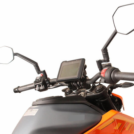 GP Kompozit KTM Duke 250 2024-2026 Uyumlu Ayna Genişletme Siyah - 6
