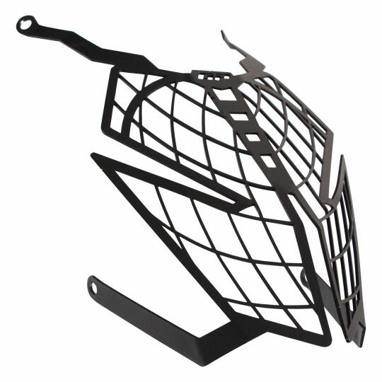 GP Kompozit KTM Duke 250 2024-2026 Uyumlu Far Koruma Siyah - 6