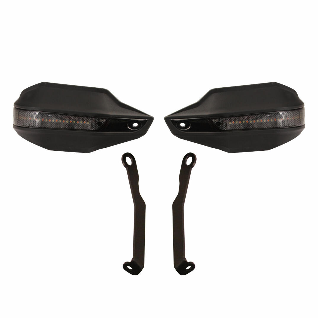 GP Kompozit KTM Duke 250 2024-2026 Uyumlu Led Sinyalli Elcik Koruma Siyah - 1