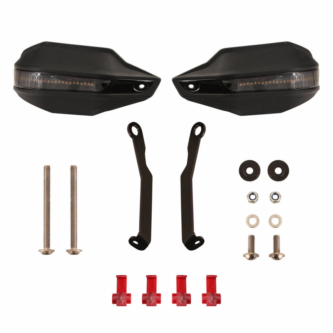 GP Kompozit KTM Duke 250 2024-2026 Uyumlu Led Sinyalli Elcik Koruma Siyah - 6