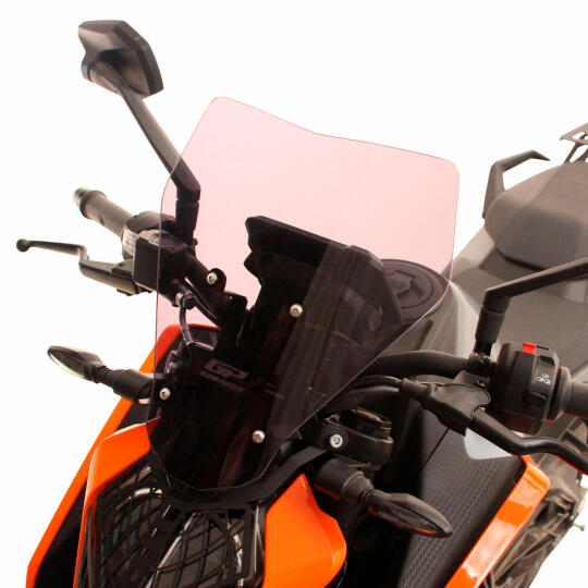 GP Kompozit KTM Duke 250 2024-2026 Uyumlu Ön Cam Füme - 3