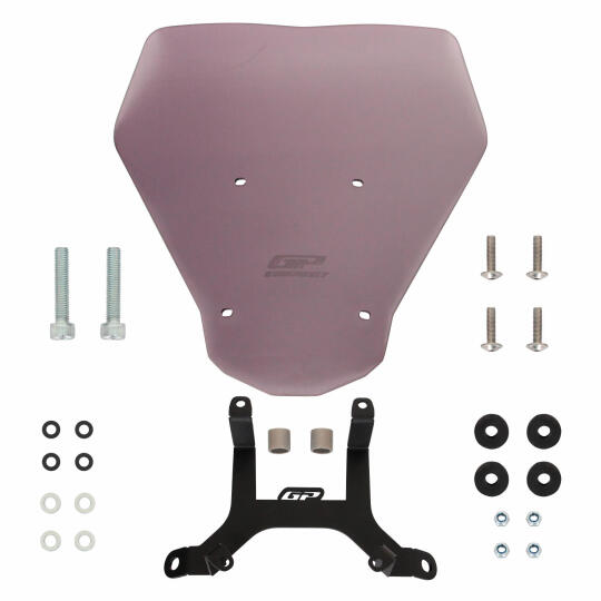 GP Kompozit KTM Duke 250 2024-2026 Uyumlu Ön Cam Füme - 7