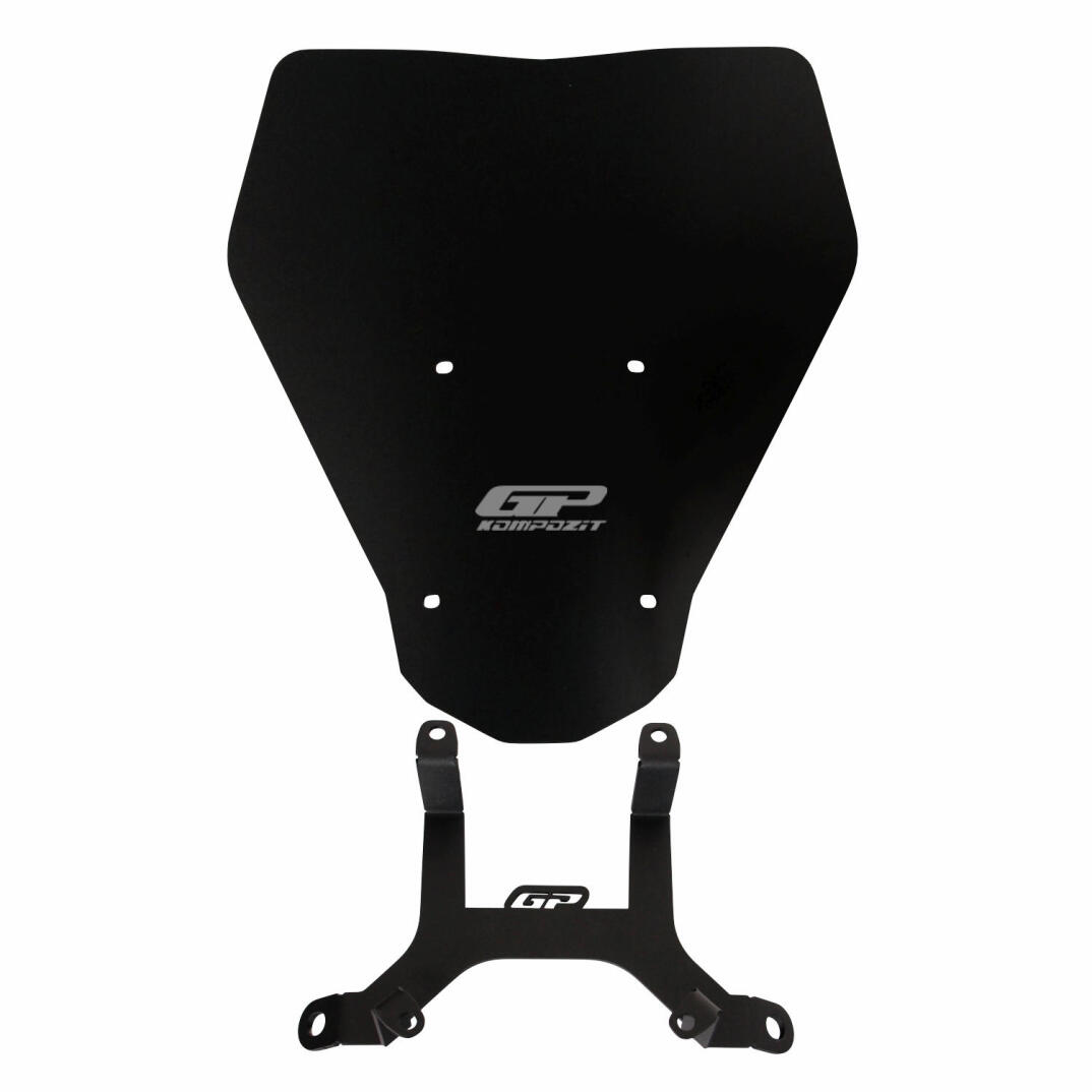 GP Kompozit KTM Duke 250 2024-2026 Uyumlu Ön Cam Siyah - 1
