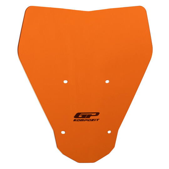 GP Kompozit KTM Duke 250 2024-2026 Uyumlu Ön Cam Turuncu (1)
