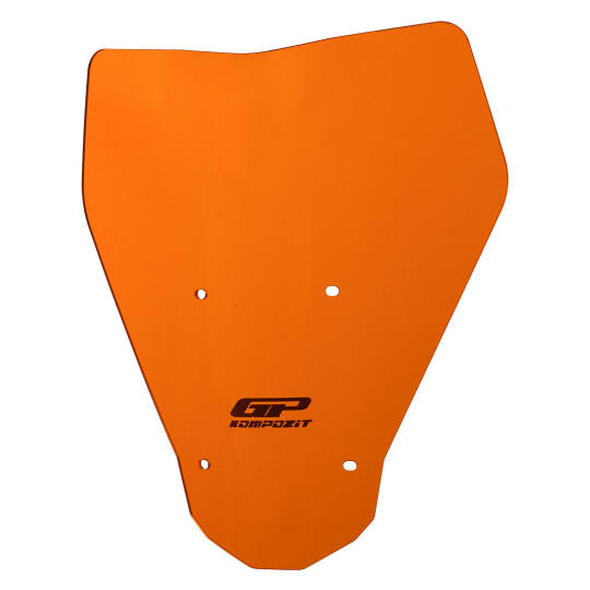 GP Kompozit KTM Duke 250 2024-2026 Uyumlu Ön Cam Turuncu - 3