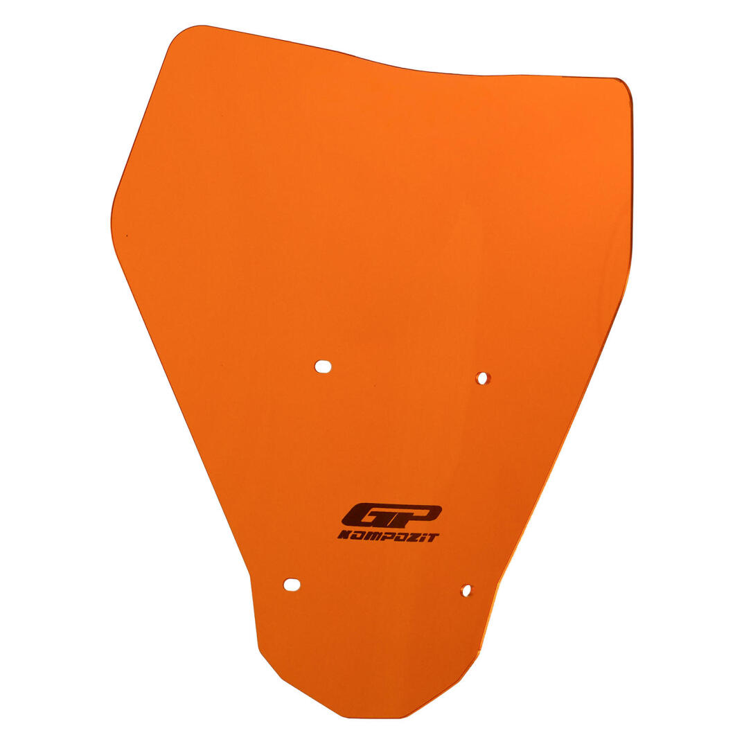 GP Kompozit KTM Duke 250 2024-2026 Uyumlu Ön Cam Turuncu - 4