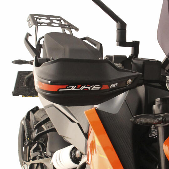 GP Kompozit KTM Duke 250 2024-2026 Uyumlu Plastik Elcik Koruma Siyah - 3