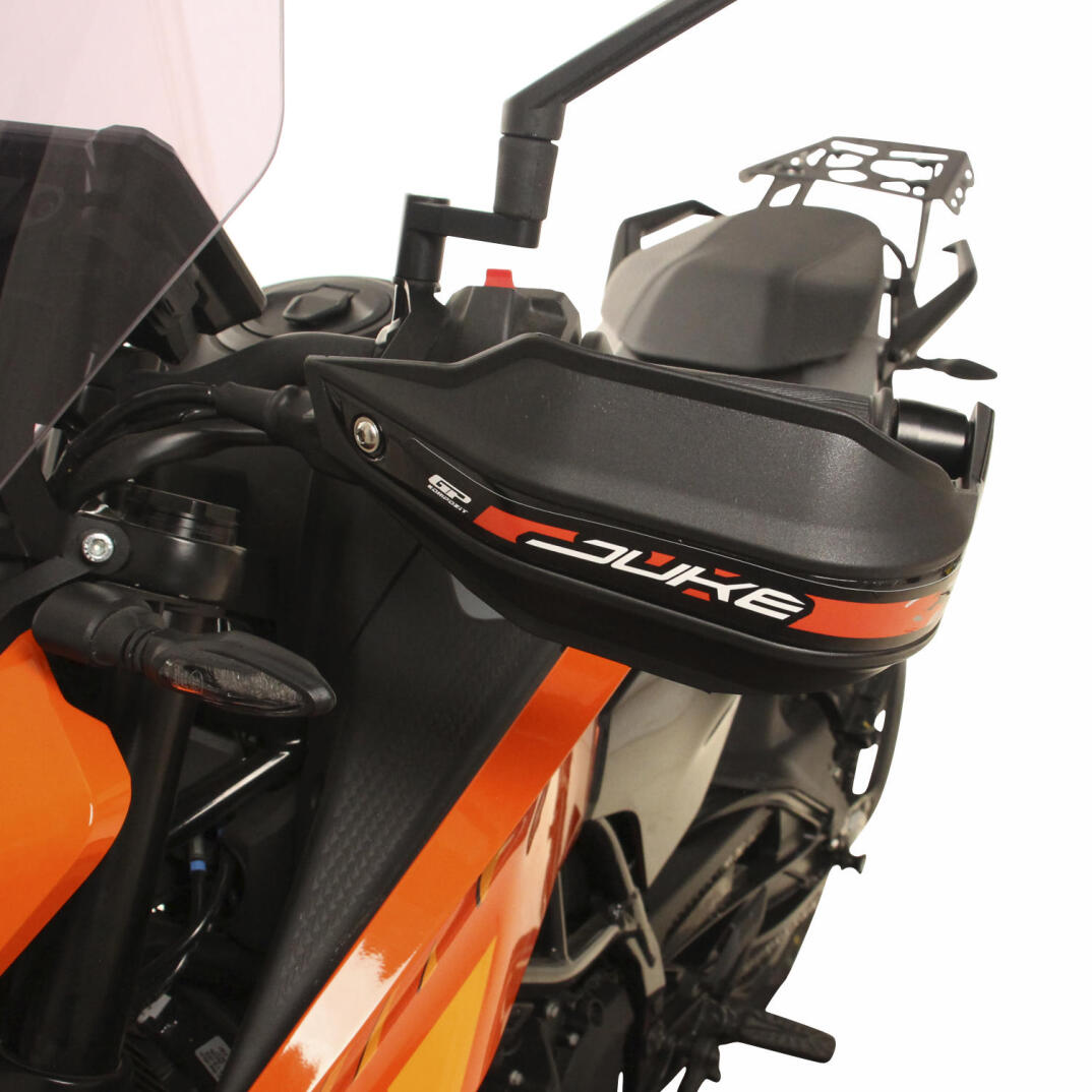 GP Kompozit KTM Duke 250 2024-2026 Uyumlu Plastik Elcik Koruma Siyah - 4