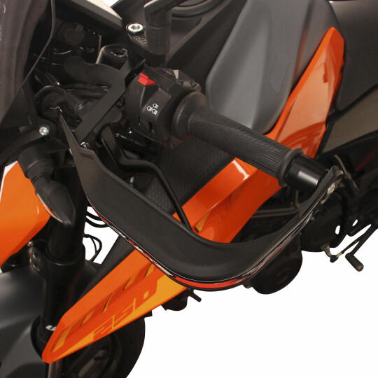 GP Kompozit KTM Duke 250 2024-2026 Uyumlu Plastik Elcik Koruma Siyah - 5