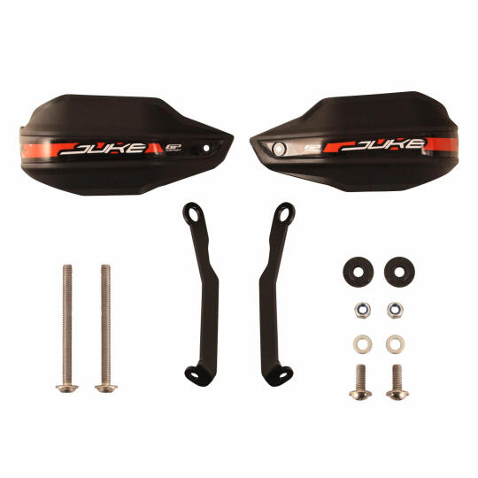 GP Kompozit KTM Duke 250 2024-2026 Uyumlu Plastik Elcik Koruma Siyah - 7