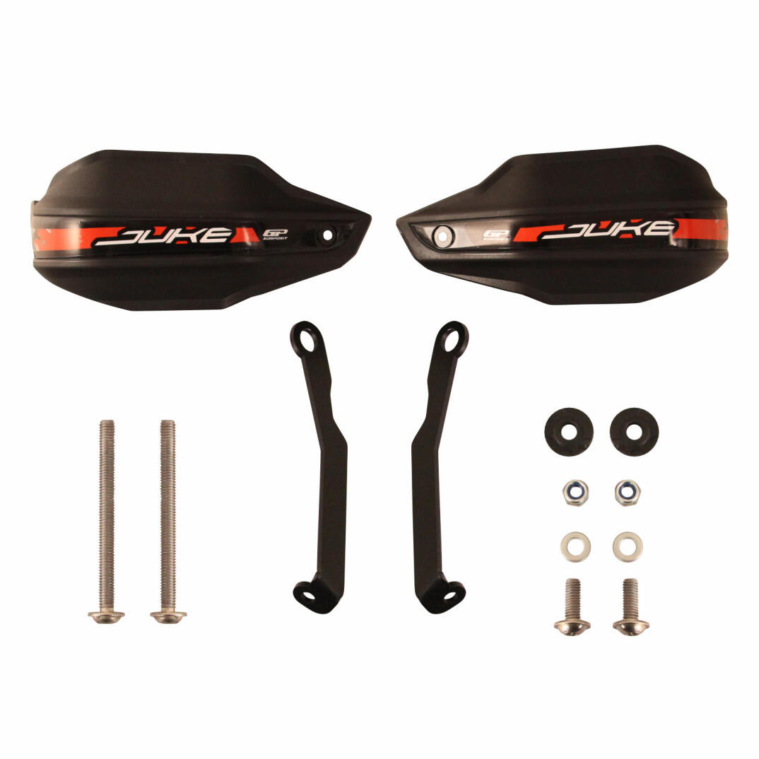 GP Kompozit KTM Duke 250 2024-2026 Uyumlu Plastik Elcik Koruma Siyah - 7