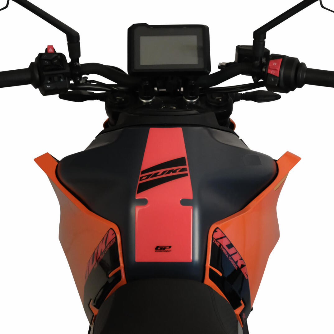 GP Kompozit KTM Duke 250 2024-2026 Uyumlu Tank Pad Seti Beyaz - 2
