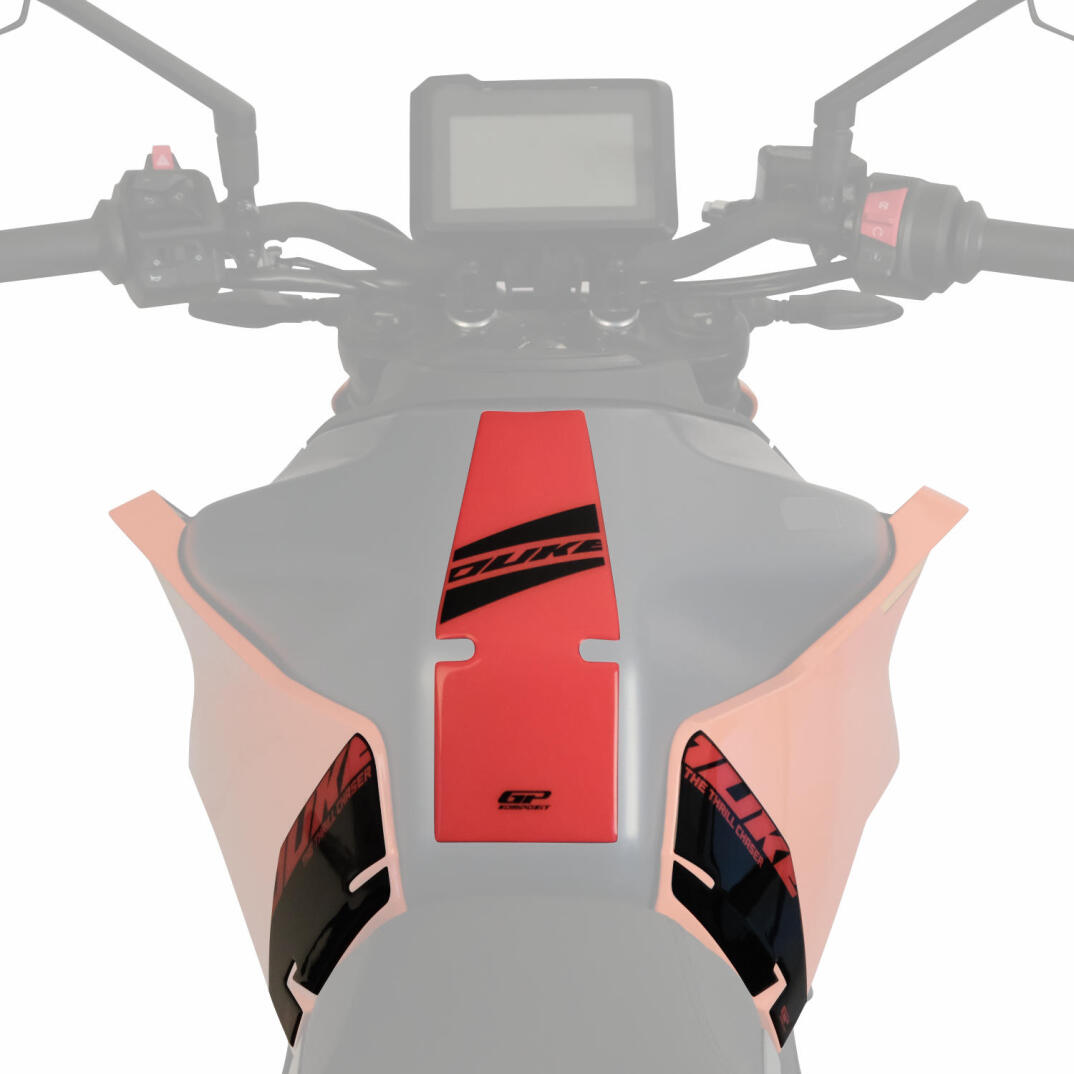 GP Kompozit KTM Duke 250 2024-2026 Uyumlu Tank Pad Seti Beyaz - 3