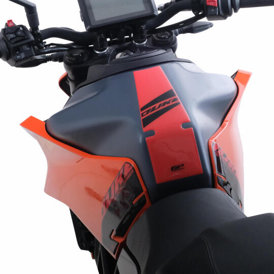 GP Kompozit KTM Duke 250 2024-2026 Uyumlu Tank Pad Seti Beyaz - 4